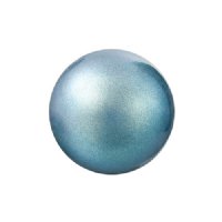 25, 8mm Pearlescent Blue Preciosa Maxima Pearl Beads