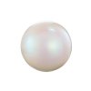25, 4mm Pearlescent White Preciosa Maxima Pearl Beads