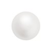 25, 6mm White Preciosa Maxima Pearl Beads