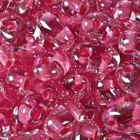 TB-38698 - 10 Grams Dark Rose Lined Crystal 2.5x5mm Preciosa Twin Beads