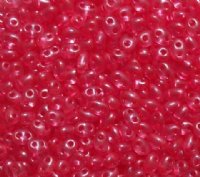 TB-08398 - 10 Grams Crystal Dark Rose Pearl 2.5x5mm Preciosa Twin Beads