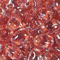 TB-38689 - 10 Grams Orange Lined Crystal 2.5x5mm Preciosa Twin Beads