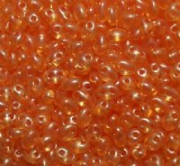 TB-08392 - 10 Grams Crystal Yellow Orange Pearl 2.5x5mm Preciosa Twin Beads
