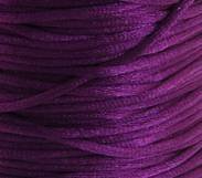 100 Yards of 2mm Cardinal Purple Rattail Cord