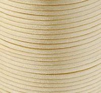 5 Yards of 3mm Ivory Rat Tail Cord