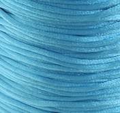 20 Yards of 1.5mm Aqua Mousetail Cord with Reusable Bobbin