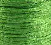 20 Yards of 1.5mm Grass Green Mousetail Cord with Reusable Bobbin