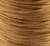 20 Yards of 1.5mm Tan Mousetail Cord with Reusable Bobbin