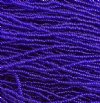 1 Hank of 10/0 Transparent Royal Blue Seed Beads