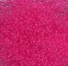 50 Grams of 10/0 Neon Pink Color Lined Crystal Seed Beads