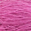 1 Hank of 10/0 Transparent Dyed Fuchsia Seed Beads