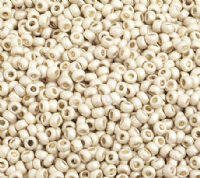 50 Grams of 10/0 Matte Metallic Terra Silver Seed Beads