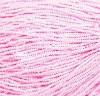 1 Hank of 10/0 Opaque Dyed Pale Pink Seed Beads