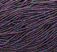 1 Hank of 10/0 Opaque Purple Iris Seed Beads