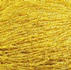 1 Hank of 10/0 Silverlined Yellow Seed Beads