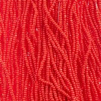 10 Grams 11/0 Charlotte Seed Beads - Opaque Medium Red