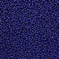 10 Grams 11/0 Charlotte Seed Beads - Opaque Dark Royal Blue