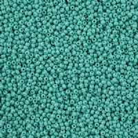 10 Grams 11/0 Charlotte Seed Beads - Opaque Turquoise