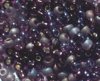 50g 2/0 Amethyst Multi Mix Seed Beads