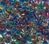 50g 2/0 Metallic Lined Crystal Seed Bead Mix
