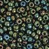 50g 2/0 Opaque Green AB Seed Beads