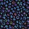 50g 2/0 Opaque Navy Blue AB Seed Beads