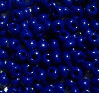 50g 2/0 Opaque Royal Blue Seed Beads