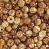 50g of 2/0 Opaque White Travertine Seed Beads 