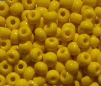 50g 2/0 Opaque Yellow Seed Beads