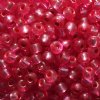 50g 2/0 Silver Lined Dark Pink Seed Beads
