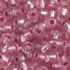 50g 2/0 Silver Lined Light Pink Seed Beads