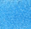 50g 2/0 Transparent Aqua Seed Beads