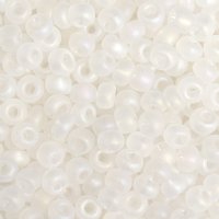 50g 2/0 Matte Transparent Crystal AB Seed Beads