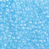50g 2/0 Transparent Light Aqua AB Seed Beads