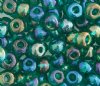 50g 2/0 Transparent Teal AB Seed Beads