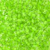 50g 6/0 Colorlined Neon Green Seed Beads