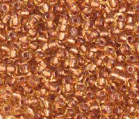 50g 6/0 Transparent Copper Lined Topaz