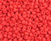 50g 6/0 Opaque Matte Light Red Seed Beads