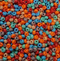 50g 6/0 Opaque AB Seed Bead Mix