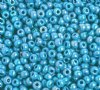 50g 6/0 Opaque Aqua AB Seed Beads