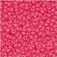 50g 6/0 Opaque Matte Terra Lustre Raspberry Seed Beads