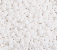 50g 6/0 Opaque White Seed Beads