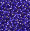 50g 6/0 Royal Blue Silver Lined Seed Beads