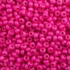 50g 6/0 Opaque Terra Dyed Pink Intensive Seed Beads