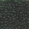 50g 6/0 Transparent Kelly Green