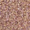 50g 6/0 Transparent Light Smokey Pink Topaz AB Seed Beads