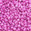 50g 8/0 Metallic Pink Seed Beads