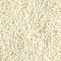 50g 8/0 Opaque Bone Seed Beads