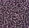 50g 8/0 Silverlined Amethyst Seed Beads