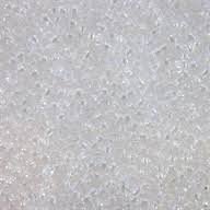50g 8/0 Transparent Crystal Seed Beads